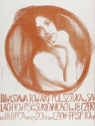 Plakat III wystawy Towarzystwa Artystów Polskich SZTUKA, 1899