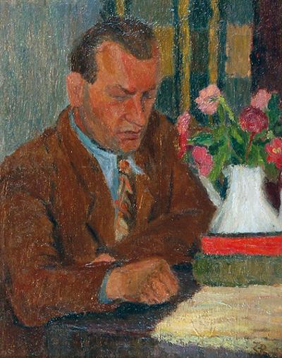 Portret czytającego mężczyzny