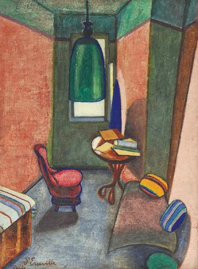 Wnętrze pokoju, 1921