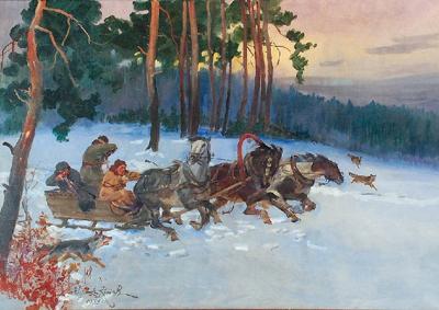 Napad wilków, 1933