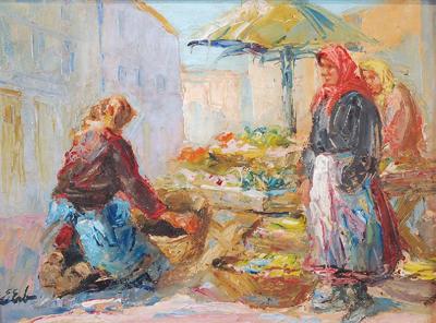 Na targu, ok. 1940
