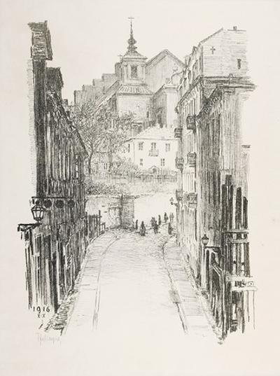 Widok na kościół św. Anny od strony Mariensztatu, 1916