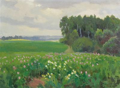Kwiecista łąka, 1908