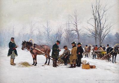 Na polowaniu, 1900