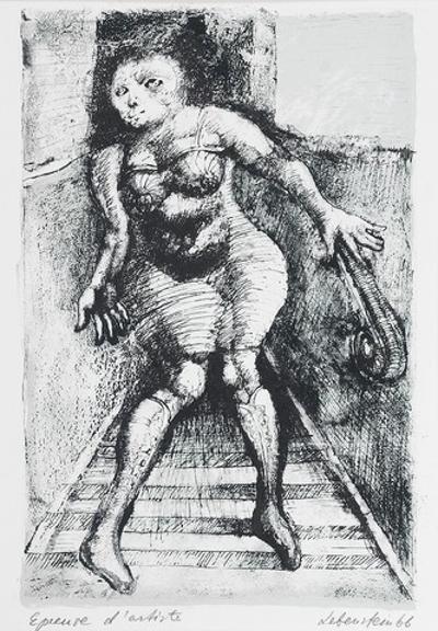 Kobieta na schodach, 1966