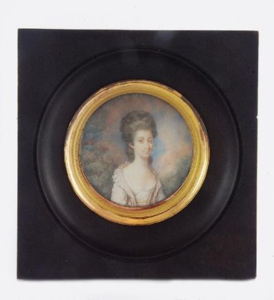 Miniatura - Portret damy, ok. 1770-1780