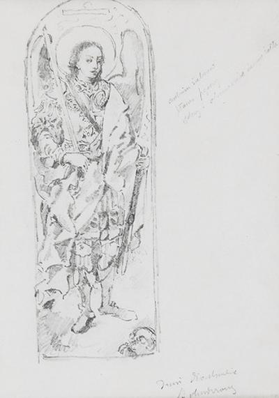 Anioł - szkic