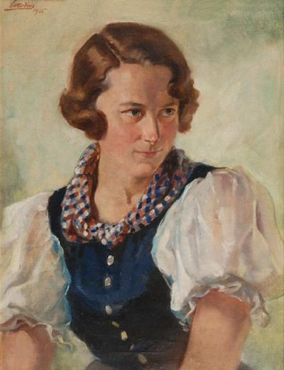 Dziewczyna w serdaku, 1935