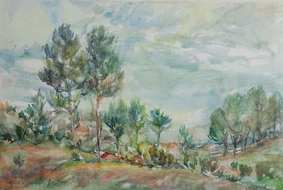 Pejzaż z Jastrzębiej Góry, 1970