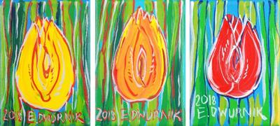 Tulipany - tryptyk, 2018