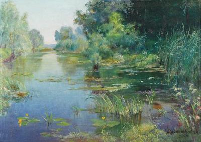 Zawichost - jezioro, 1924