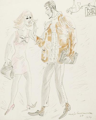 Do Gejszy - ilustracja fraszki, 1965