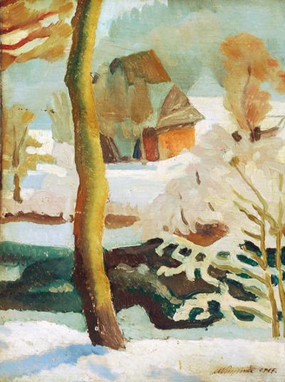 Pejzaż zimowy, 1929