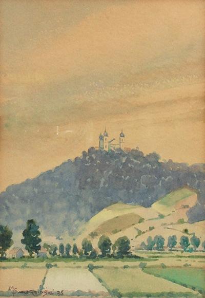 Pejzaż podgórski - Bielany krakowskie, 1935