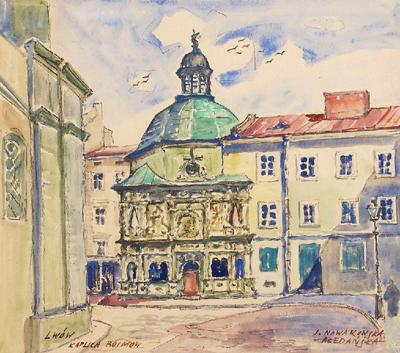 Lwów - Kaplica Boimów, ok. 1970