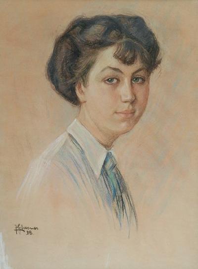 Portret Izy B., 1938