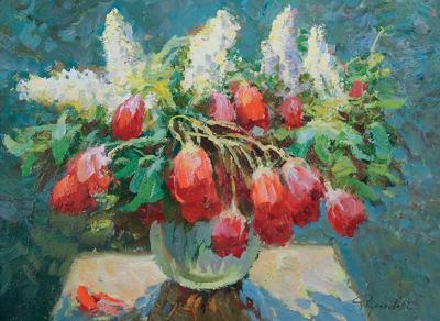 Tulipany i bzy