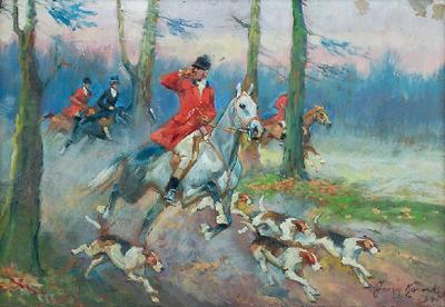 Polowanie par force, 1945