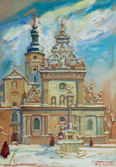 Kościół Bernardynów we Lwowie, 1945