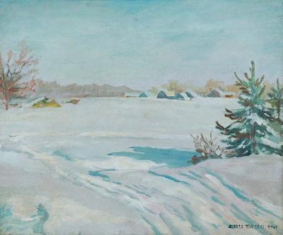 Pejzaż zimowy, 1947