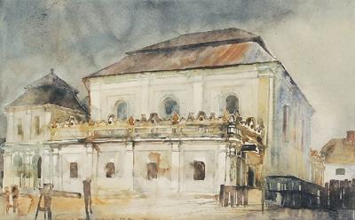 Synagoga we Włodawie, 1955