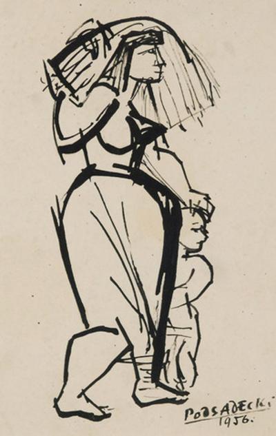 Matka z dzieckiem, 1956