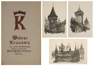Widoki Krakowa - teka 12 litografii, 1926