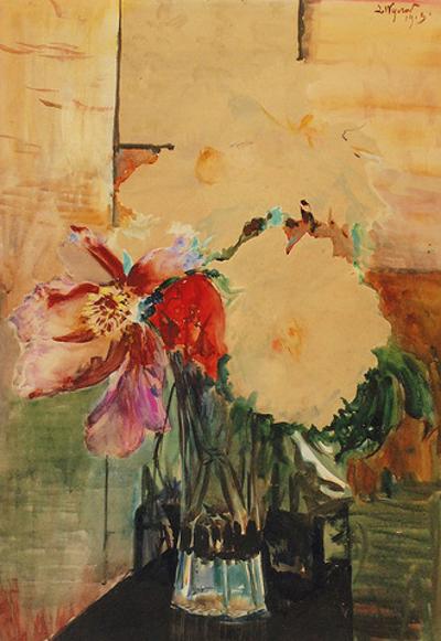 Kwiaty w wazonie, 1913