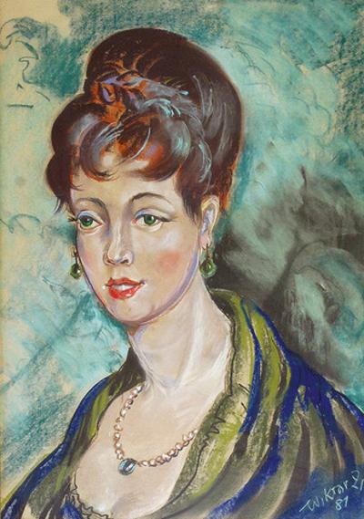 Portret młodej kobiety, 1981