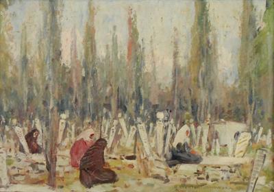 Cmentarz muzułmański w Smyrnie, 1931