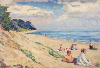 Na plaży, 1923