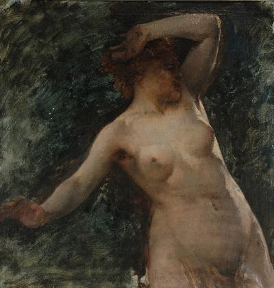 Milda, bogini piękna i miłości [Wenus Litewska] - studium, ok. 1890