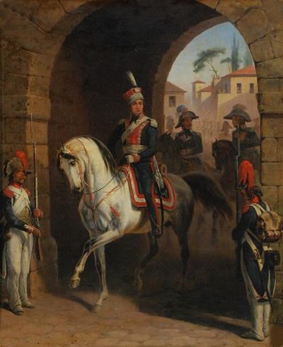 Wjazd gen. Henryka Dąbrowskiego na czele legionów do Rzymu, 1866