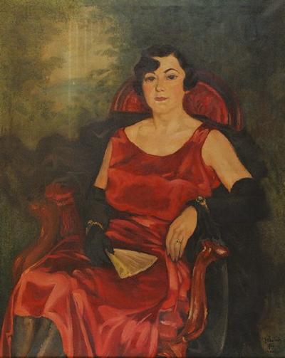 Portret kobiety - Margit Tillowa, 1929