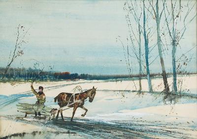 Jadą sanie