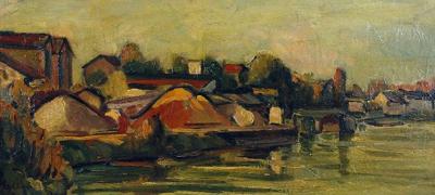 Pejzaż z Sekwaną, 1954
