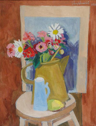 Martwa natura z kwiatami, 1958