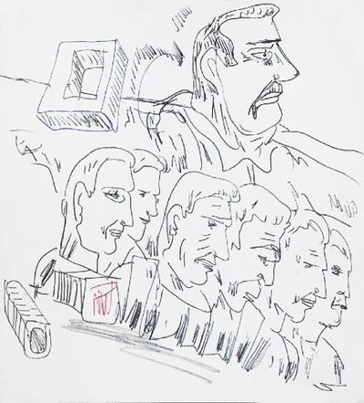 Para rysunków, 1990