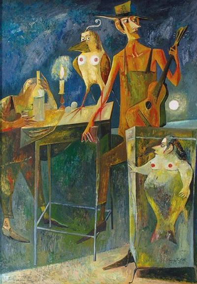 Ilustracja do „Mistrza i Małgorzaty” Michaiła Bułhakowa, 2003