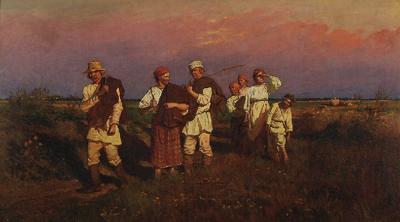 Powrót żniwiarzy, 1880