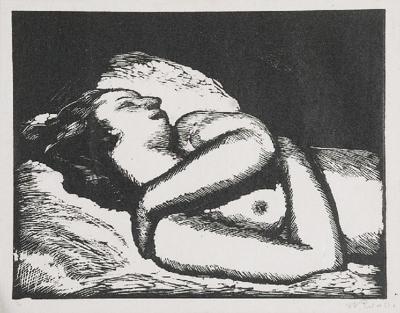 Śpiąca - Akt, 1940