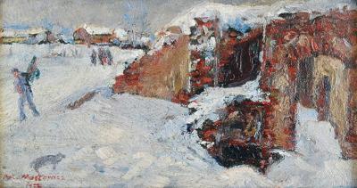 Motyw zimowy, 1922