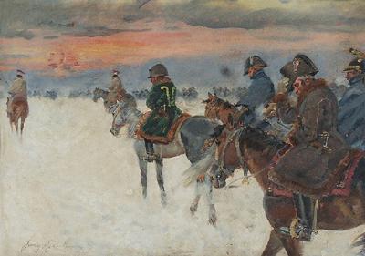 Wizja Napoleona w odwrocie spod Moskwy, 1930
