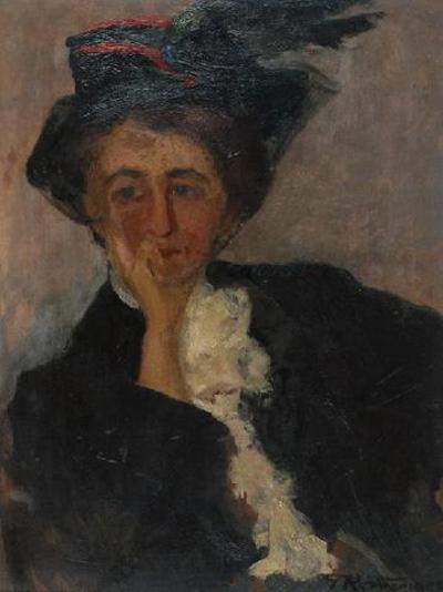 Portret artystki Heleny Arkawin, 1908