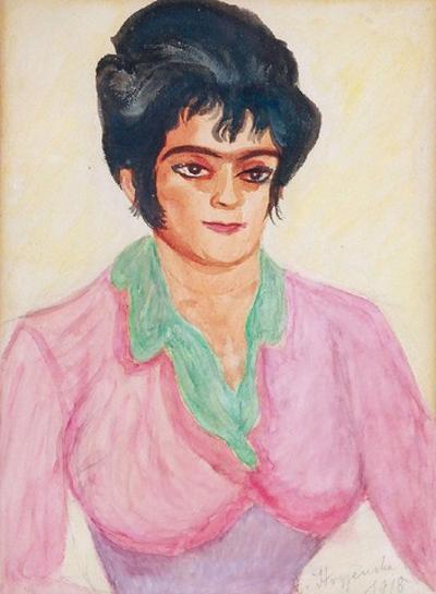 Portret matki - Anny Lubańskiej, 1918