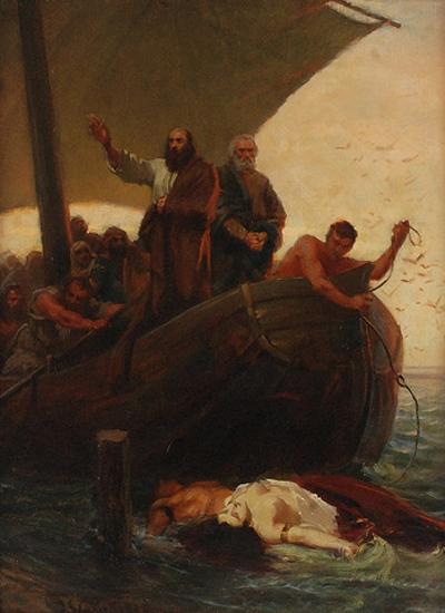 Scena biblijna, 1884