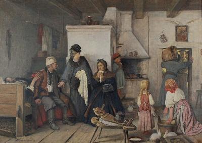 Scena historyczna - Zabieranie Polaka na 25 lat służby w armii carskiej