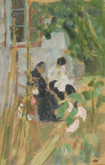 Przed domem w Kalwarii, 1906