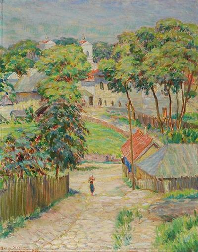 Krzemieniec [Motyw z małego miasteczka], 1936