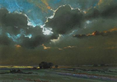 Pejzaż z chmurami, 1991